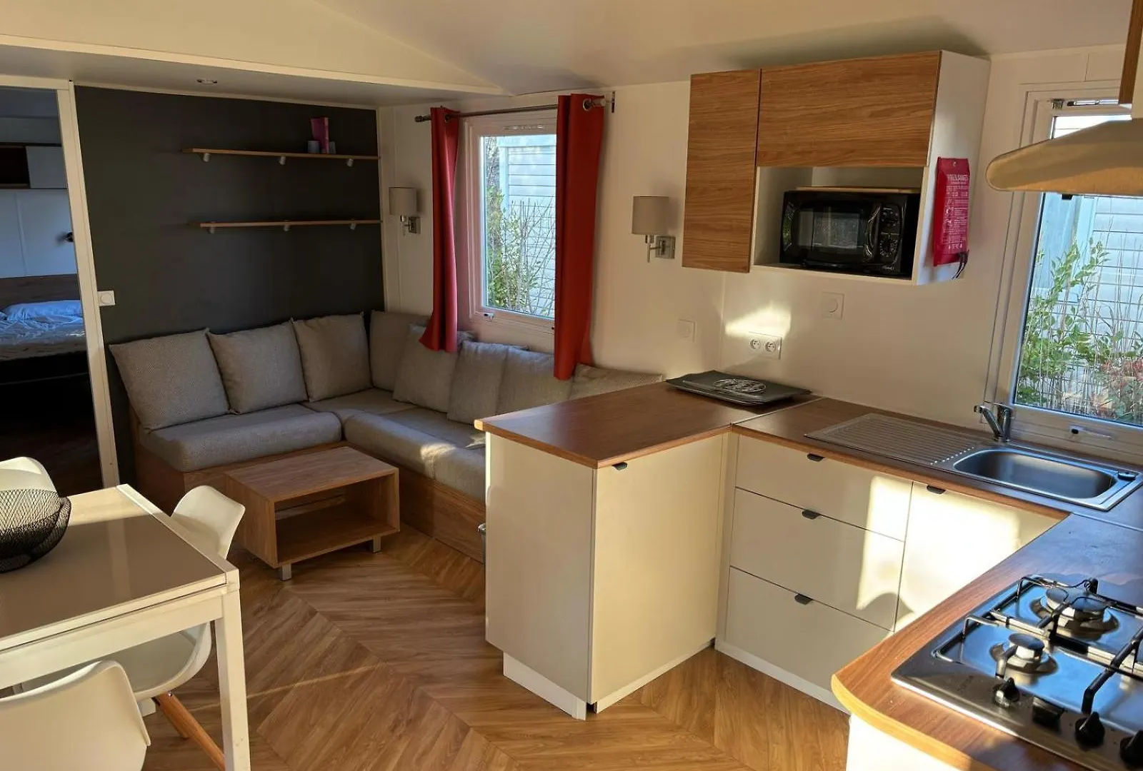Mobil Home Camping Kerlann 6 Personnes 2 Chambres Emplacement Idyllique Pont-Aven 0*,