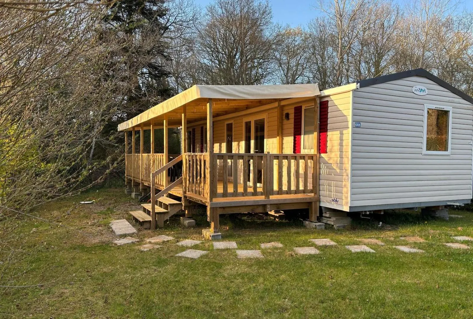 Mobil Home Camping Kerlann 6 Personnes 2 Chambres Emplacement Idyllique Pont-Aven